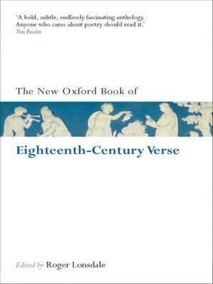 cover image of The New Oxford Book of Eighteenth-Century Verse
